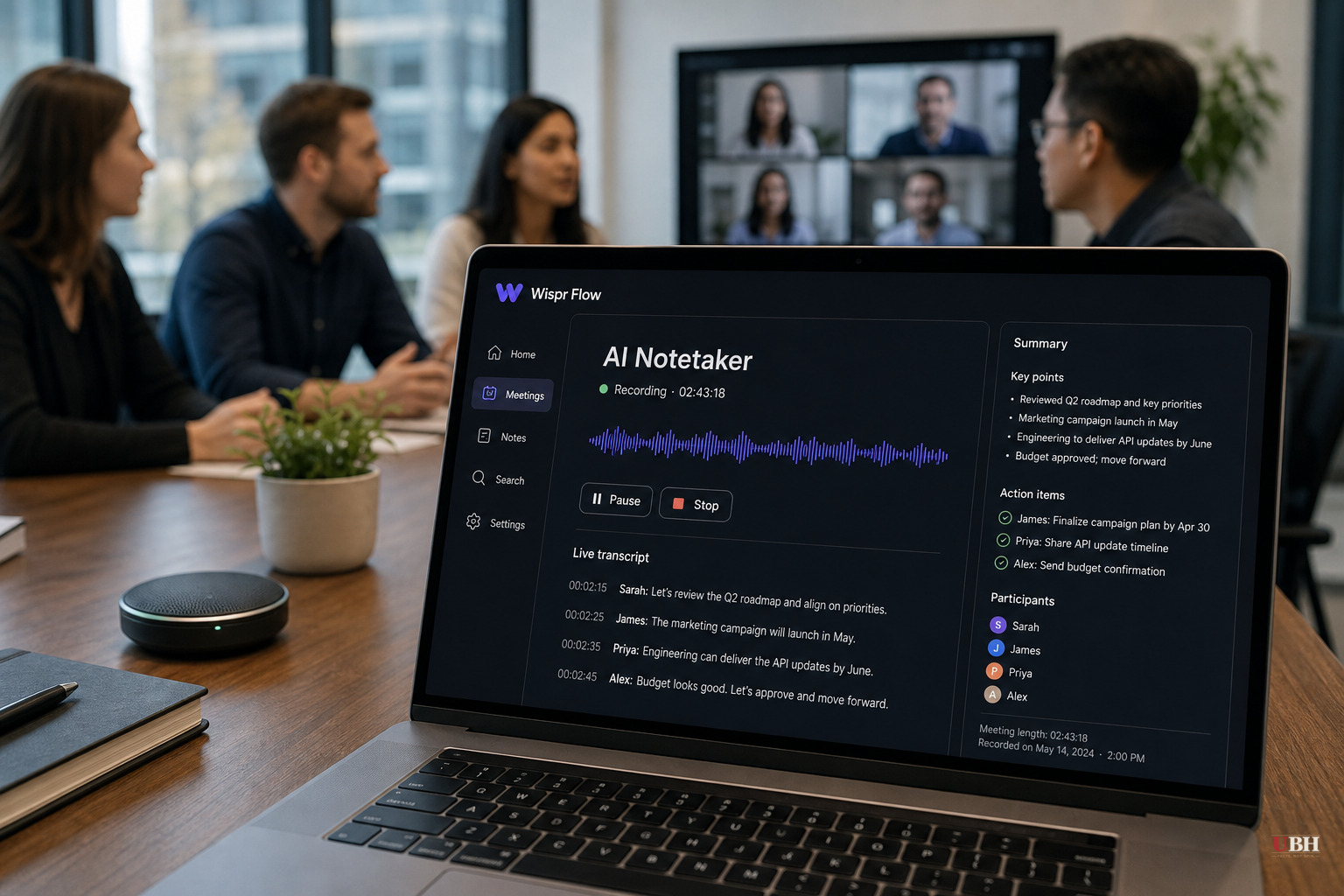 Wispr Flow Launches AI Notetaker That Records Meetings Up to Six Hours