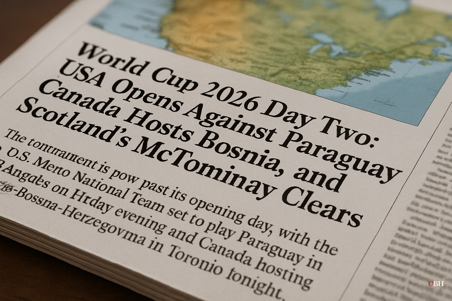 World Cup 2026 Day Two: USA Opens Against Paraguay, Canada Hosts Bosnia, and Scotland's McTominay Clears Medical