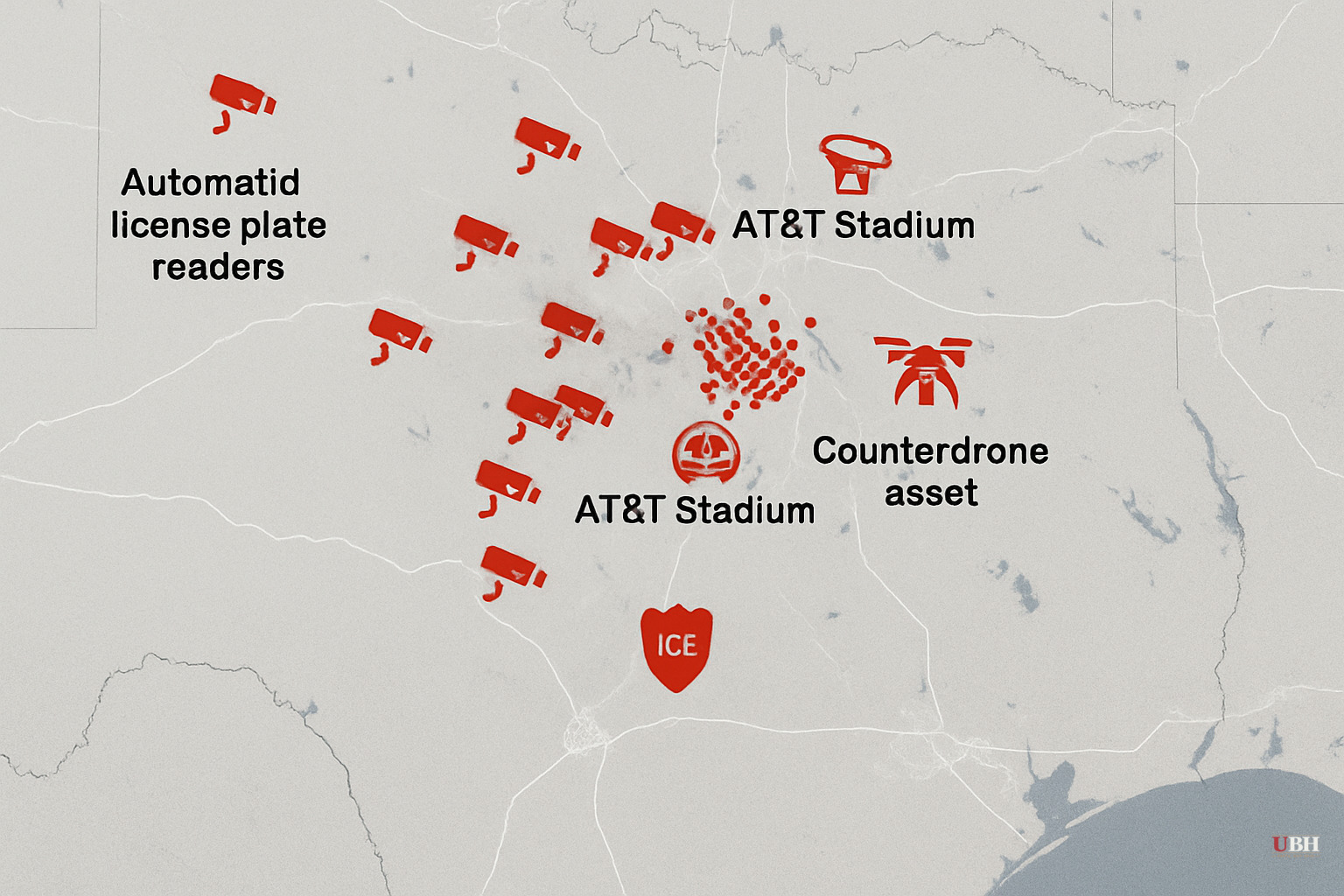 World Cup 2026 Surveillance Apparatus: 1,181 License Plate Readers, Counter-Drone Contracts, and ICE on Standby — What Fans Driving to Matches Should Know