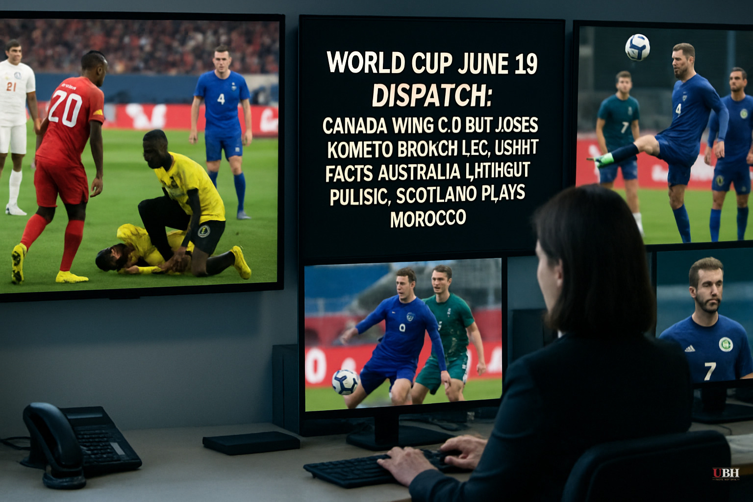 World Cup June 19 Dispatch: Canada Wins 6-0 But Loses Kone to Broken Leg, USMNT Faces Australia Without Pulisic, Scotland Plays Morocco