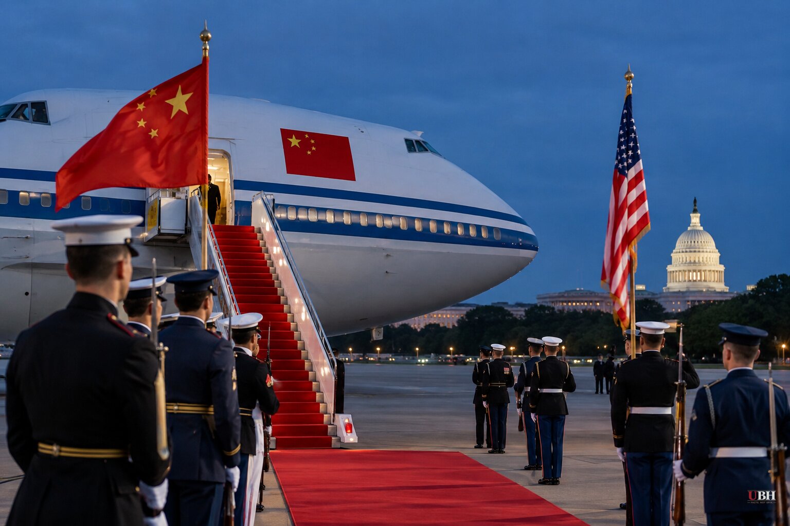 Xi Jinping Arrives in Washington for First State Visit in 11 Years as Trade and Taiwan Disputes Simmer