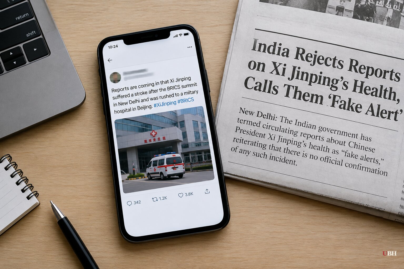 Xi Jinping Stroke Claims Remain Unverified, India's Government Calls Reports 'Fake Alert'