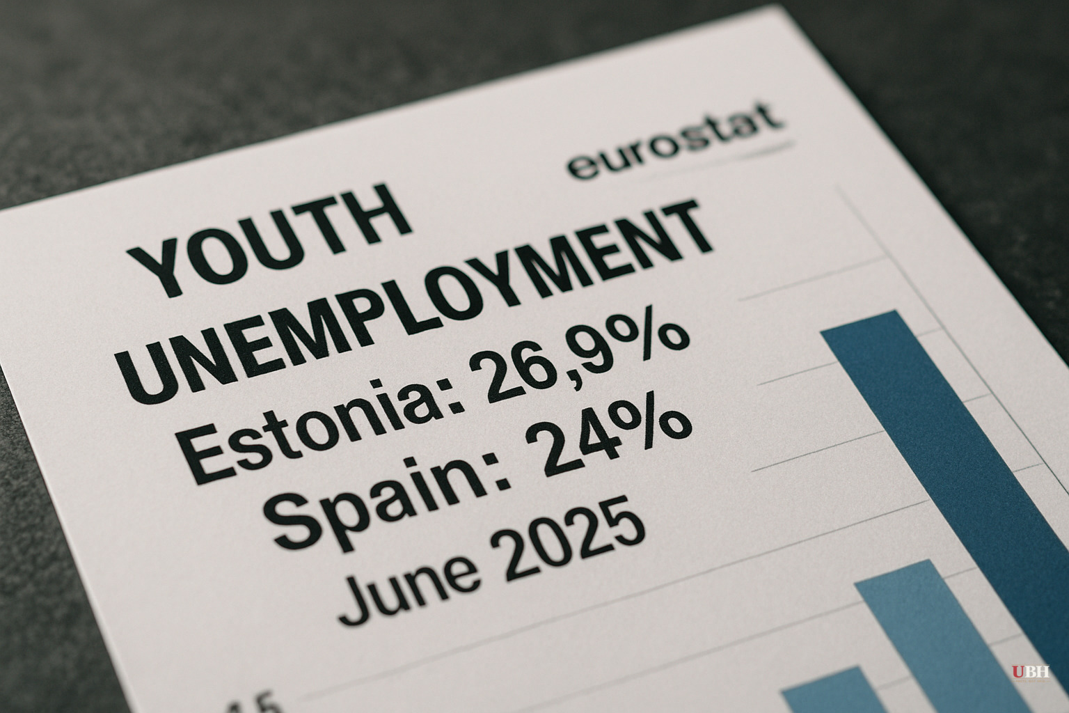 Youth Unemployment Hit 26.9% in Estonia, 24% in Spain as of June 2025, Eurostat Data Shows