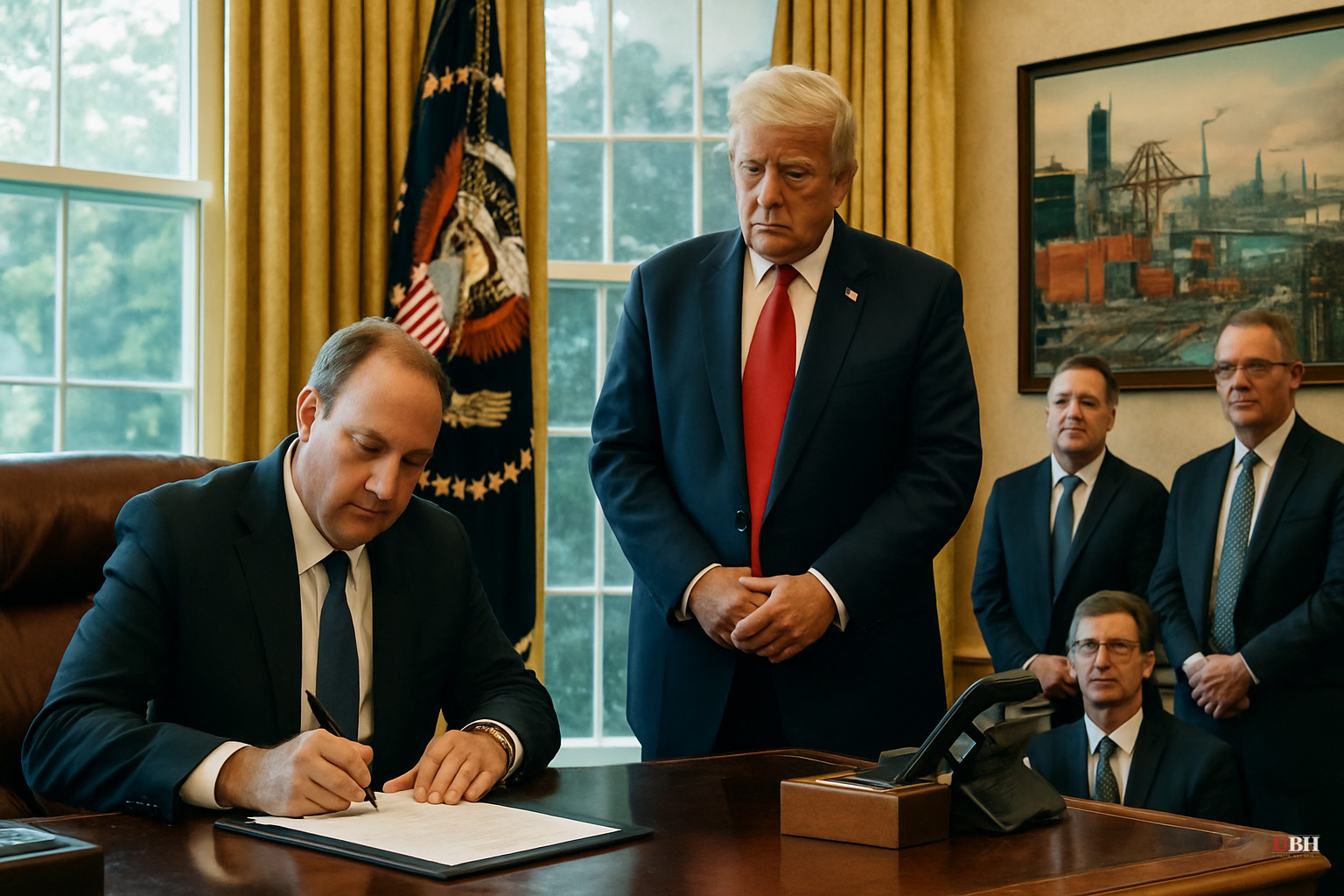 Zeldin and Trump Formalize HFC Rollback in Oval Office — Kroger and Piggly Wiggly Executives in the Room